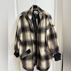 Steve Madden Black and Cream Jacket